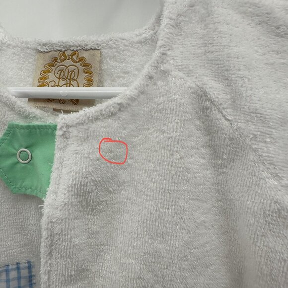 The Beaufort Bonnet Company Terry Cloth Bath Robe Snap 6-12 Months Lot of 2 - Picture 5 of 12